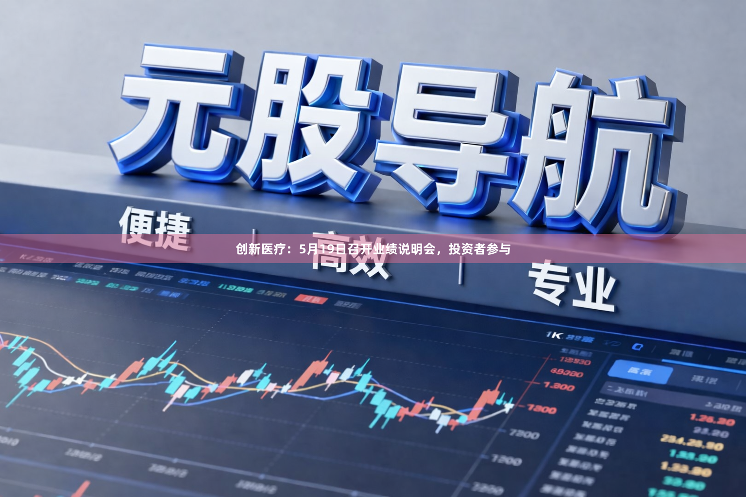 创新医疗：5月19日召开业绩说明会，投资者参与
